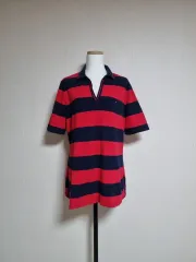T69 Tommy Hilfiger トミーヒルフィガー ボーダー柄 ポロシャツ