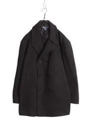 【お得なクーポン配布中!】 90s ポロ ラルフローレン Pコート メンズ XL / オールド メルトン ウール ミリタリー ヴィンテージ USN タイプ 8ボタン 大きいサイズ 濃紺