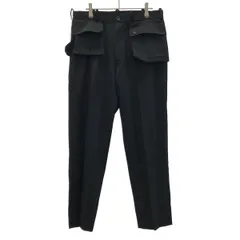 Yohji Yamamoto POUR HOMME ヨウジヤマモト プールオム 2006SS ウールギャバジンフラップポケットパンツ HR-P55-100 ブラック 3のサムネイル
