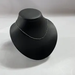 ★ Pt850刻印 プラチナ 切子カットバーネックレス 造幣局ホールマーク刻印 ネックレス 39cm 総重量4.99g アクセサリー 現状品 0.004kg