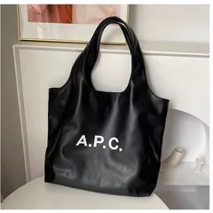 A.P.C. スモールトートバッグ ブラック