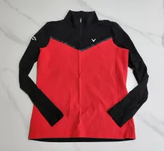 Callaway キャロウェイ レディース ゴルフ 長袖Tシャツ +レッド スカート +ブラックスカート 3点セット