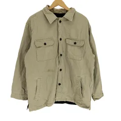 オールドネイビー OLD NAVY painter's 裏地フリース ワークシャツジャケット メンズ import：M のサムネイル