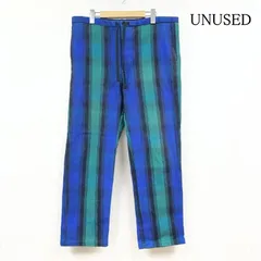 アンユーズド 21AW CHECK PANTS ブルーオンブレ チェック柄 ボタンフライ uw0991 メンズ 3 ISItems【USED】【古着】【中古】50149123のサムネイル