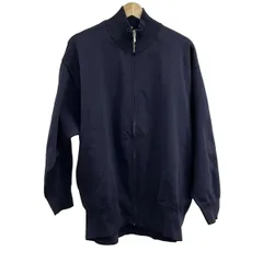 mizuiro  ind(ミズイロインド) ブルゾン レディース美品  - ダークネイビー 長袖/ジップアップ/春/秋