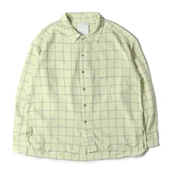 ANCELLM アンセルム シャツ ミント サイズ:1 | 24SS クラッシュ加工