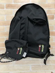 【中古】 ear PAPILLONNER イアパピヨネ PETZ ミニポシェット付き撥水刺しゅうリュック ブラック  111444172