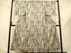 平和屋着物□本場大島紬 7マルキ 蜀江花文 正絹 逸品 DAAZ2097op