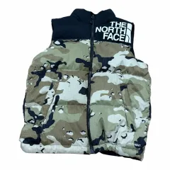 THE NORTH FACE ザノースフェイス キッズ カモフラ グースダウン ダウン ベスト 140