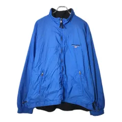90年代 POLO SPORT ポロスポーツ ラルフローレン リバーシブル ナイロンジャケット ブルー(メンズ XL)中古 古着 V8600