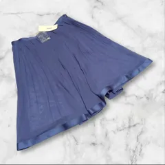 タグ付き❤【ナラカミーチェ】（0）プリーツスカート フレア ミニ丈 ブルー系