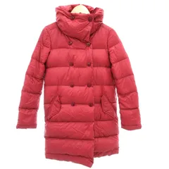 マウジー MOUSSY 美品 ダウンジャケット コート スタンドカラー ロング丈 1 赤 レッド /AEのサムネイル