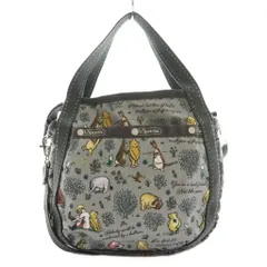 レスポートサック LesportSAC × ディズニー Disney クラシックプー スモールジェニー SMALL JENNI 2WAYミニバッグ ハンド ショルダー マルチカラー グレー 黄色 イエロー /SS ■OS