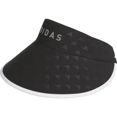 [アディダスゴルフ] バイザー モノグラムプリント ワイドバイザー レディース JTC23 ブラック [ブラック] [Free Size]