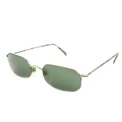 レイバン RAY BAN Slim Line サングラス 眼鏡 メタルフレーム スクエア ロゴ ケース付き シルバーカラー グリーンカラーレンズ W2648 /MN15 ■GY18