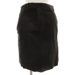 マーガレットハウエル MHL. 太畝コーデュロイスカート タイト ひざ丈 1 茶 ブラウン /GV