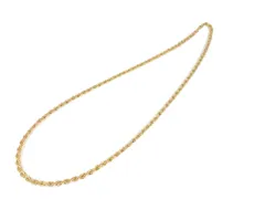 モネ　MONET　アメリカンヴィンテージ　フレンチロープ　ロングチェーン　ネックレス　ゴールドカラー　送料無料