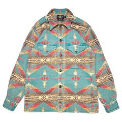RRL Brown Bear Patchwork Shirt ネイティブ柄 M - メルカリ