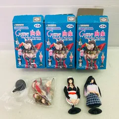 【袋未開封あり】【３種セット】G-taste 胸像 BUST MODEL リペイント・ヴァージョン 星野麻由 遠藤美季 森村奈々 エポック社 フィギュア 美少女 レトロ 食玩 EPOCH