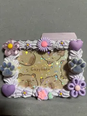 ハンドメイド⭐︎ホイップデコ　B7硬質トレカケース