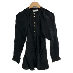 美品】40 フォクシー 黒 シルク100% タフタ ジャケット ジャケット