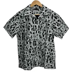 MINEDENIM(マインデニム) 半袖シャツ サイズ2 M メンズ - 黒×ライトグレー