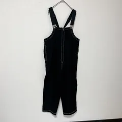 美品　SM2 ／ Samansa Mos2 サマンサモスツー フリー ブラック オールインワン サロペット オーバーオール カジュアル おしゃれ 可愛い ポリエステル