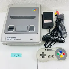 ◇K310【すぐに遊べるセット】Nintendo SUPER Famicom 1CHIP02 本体 コントローラー 互換AVケーブル ACアダプター セット 任天堂 ニンテンドー スーパーファミコン スーファミ SFC 据置型ゲーム機 第4世代