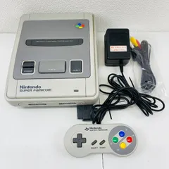 ◇K311【すぐに遊べるセット】Nintendo SUPER Famicom 1CHIP03 本体 コントローラー 互換AVケーブル ACアダプター セット 任天堂 ニンテンドー スーパーファミコン スーファミ SFC 据置型ゲーム機 第4世代