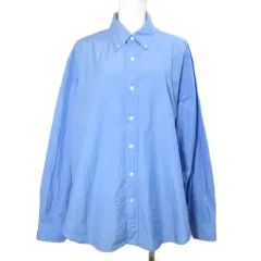 シンゾーン Shinzone THE SHINZONE DADDY SHIRT 21AMSBL08 ボタンダウン シャツ 長袖 オーバーサイズ 無地 RS 青 ブルー /Xのサムネイル