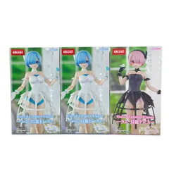 未使用 FuRyu 3点 まとめ売り Re:ゼロから始める異世界生活 Exc∞d Creative Figure レム ラム 鳥籠ドレス フィギュア   ラウンドワン限定