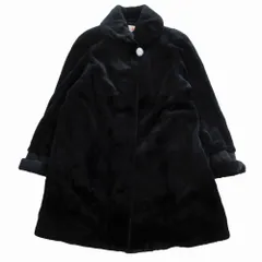 サガファー　シェアードミンク　コート　エルメスプローブホルダー　セット 極美品✨ サガミンクシェアード高級 毛皮コートゆったりFブラウン