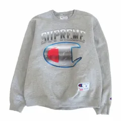 19ss Supreme Champion Chrome Crewneck sweat シュプリーム チャンピオン クローム クルーネック スウェット M メンズ 【中古】