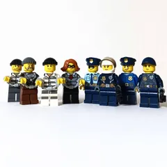 レゴ 正規品 中古 警察・泥棒ミニフィグセット レゴブロック【管理番号:2586】