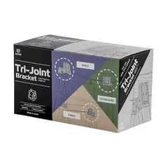 【新品・３営業日以内発送】【即納在庫品】若井産業 TJB24ME トライジョイントブラケット 2×4材用 2個セット DIY金具 ソーホースブラケット 木材接合金具 自作テーブル脚部パーツ A型フォルム 金属製パーツ 初心者 家具作り 【沖縄離島販売不可】