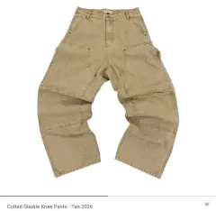 葵色 ダブルニー パンツ - タン 2026 / サイズ 2