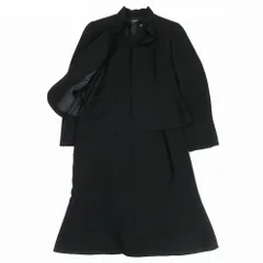 AKI TOKYOアキトウキョウ ブラックフォーマル 喪服 礼服 冠婚葬祭 ワンピース スーツセットアップ 11号 M レディース 【中古】