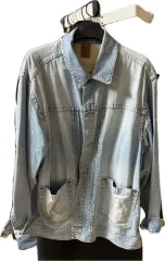 2XL ウォッシュ デニムジャケット