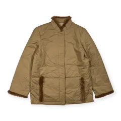 The Scotch House スコッチハウス 毛皮 ファー付き 中綿 ジャケット サイズ 40 /ベージュ系/レディース/三陽商会のサムネイル