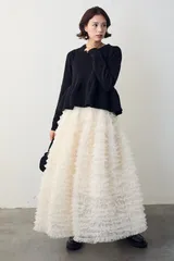 ホイップチュールティアードスカート　グレースコンチネンタル　ジャスグリッティー　フレイアイディー　loulou トレフルプラスワン　ハイアンド　アメノチハレ　好きに