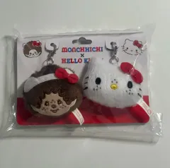ハローキティ モンチッチ 顔 ぬいぐるみ キーホルダー チャーム セキグチ