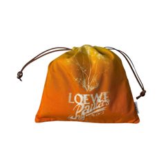 ARV04 ロエベ 極美品 パウラズイビザ ドローストリングポーチスモール