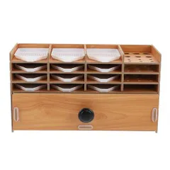 ダイヤモンド描画収納ボックス 1セット 多層木材引き出し Diy収納ボックス 軽量設計 アートクラフト 小物整理 ビーズ・ネイルアート用R12194