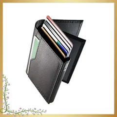 [Acies] 【圧倒的質感】大容量 クレジットカードケース 本革 スキミング防止 磁気防止 スライド式 スリム 薄型 0