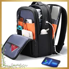 [FENRUIEN] リュック ビジネスリュック メンズ USB充電 通勤 バックパック 15.6インチPC収納可能 人気 おしゃれ 通勤 高校生 通学 出張 旅行 (旅行リュック 大容量) 1