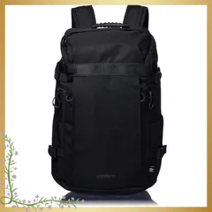 [アンブロ] リュックサック デイパック 使いやすい 収納 ポケット外側7 内側2 Black 1