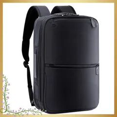 [REGALOF] 【スリムで収納上手】ビジネスリュック メンズ 薄型 YKK 撥水 軽量 15.6インチ PC 2way 2層式 スリム 止水ファスナー 通勤リュック 0
