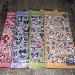 新品　サンリオ　ボンボンドロップシール　４種類