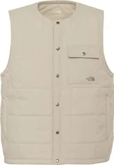 ザ・ノース・フェイス THE NORTH FACE アウトドア メドウウォームベスト メンズ アウター 上着 チョッキ ストレッチ素材 秋冬 防寒着 キャンプ 普段使い コットンライク コンパクト収納 袋付き 持ち運び  NY825 FI フォッシルアイボリー