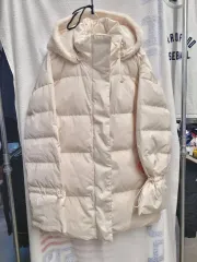 アディダス フード ハーフ ダウン レディース S 훨 大きく出ました